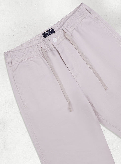 Pumice Stone Straight Leg Gabardine Pant - Khotwh