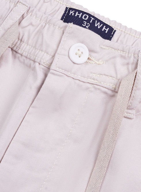 Pumice Stone Straight Leg Gabardine Pant - Khotwh