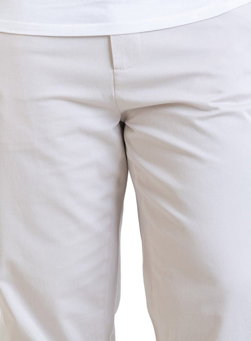 Pumice Stone Straight Leg Gabardine Pant - Khotwh