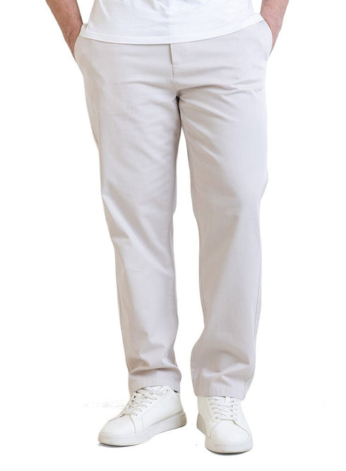Pumice Stone Straight Leg Gabardine Pant - Khotwh