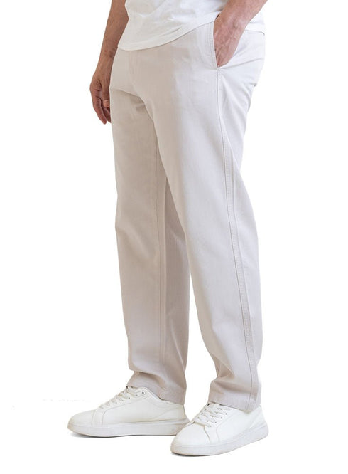Pumice Stone Straight Leg Gabardine Pant - Khotwh