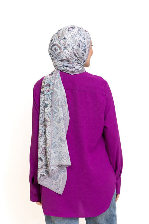 Purple CY - Over Size Shirt - Khotwh