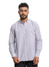 Purple - Design 1 Striped Oxford Shirt - Khotwh