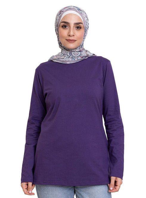 Purple Long - Sleeve - Khotwh