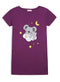 Purple Night Shirt - Design 18 - Khotwh