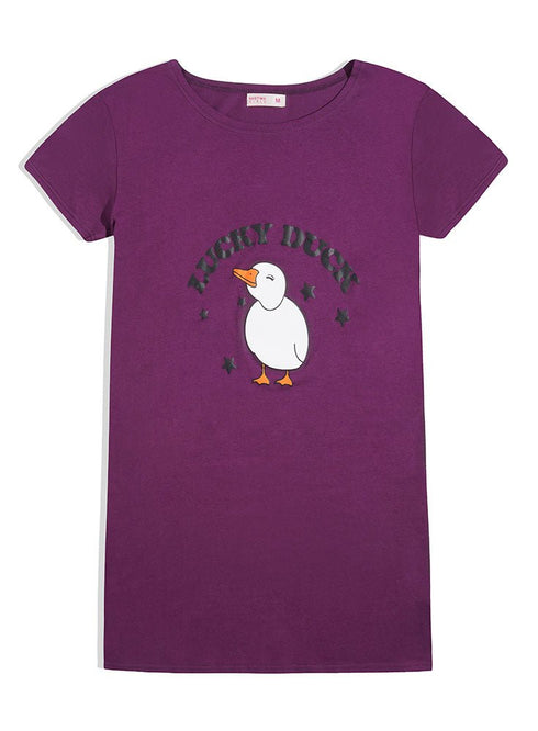 Purple Night Shirt - Design 32 - Khotwh