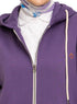 Purple Over Size Sw - Zipper - Khotwh