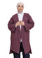 Purple RD - Over Size Feather Jacket - Khotwh