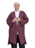 Purple RD - Over Size Feather Jacket - Khotwh