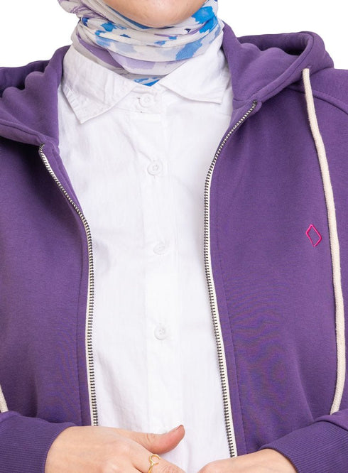 Purple SW - Medium Zipper - Khotwh