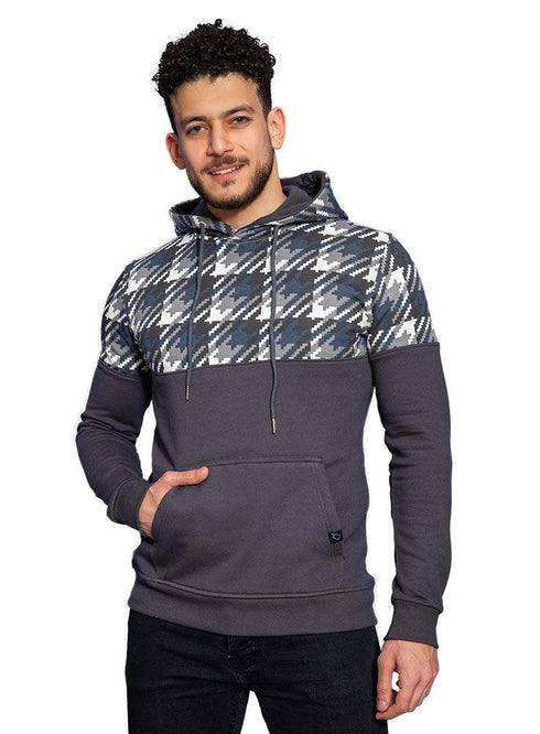 Puzzle Grey Hoodie - Khotwh