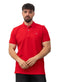 Racing Red Basic Polo - Khotwh