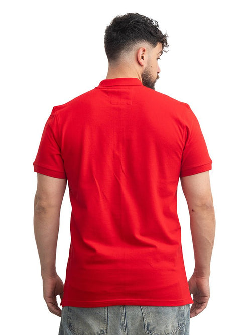 Racing Red Basic Polo - Khotwh