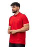 Racing Red Basic Polo - Khotwh