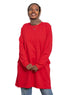 Racing Red Basic Tunic - Khotwh