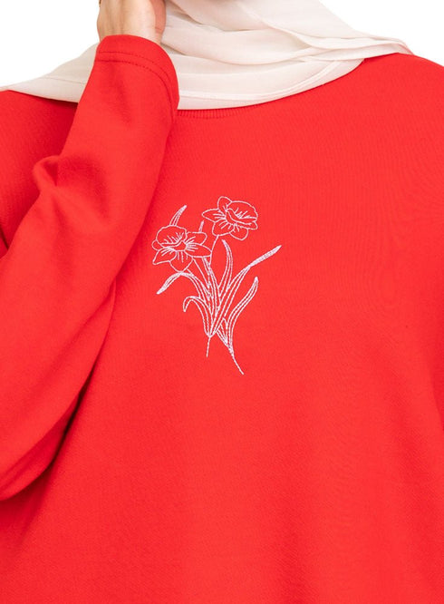 Racing Red E - Pocket Tunic Design 13 - Khotwh