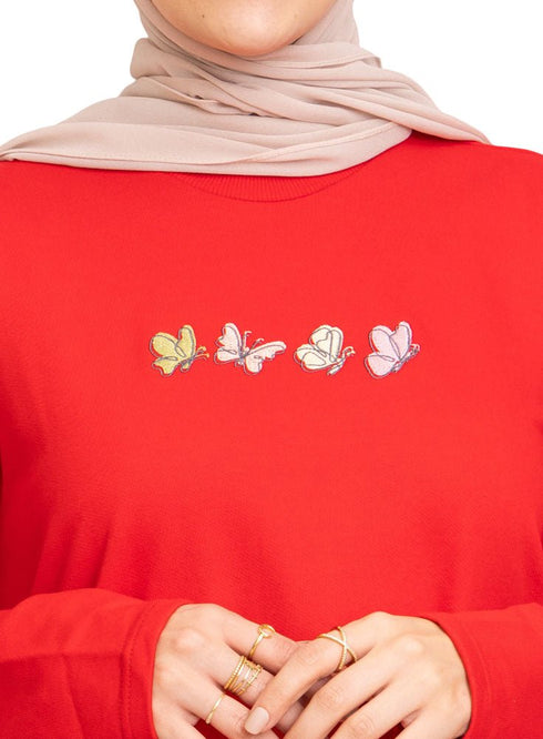 Racing Red E - Pocket Tunic Design 15 - Khotwh