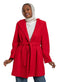 Racing Red Feather Jacket - Khotwh