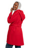 Racing Red Feather Jacket - Khotwh