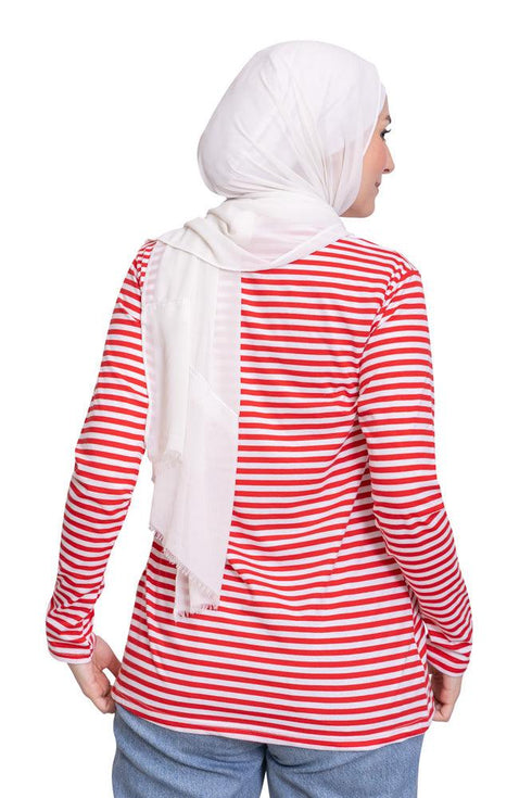 Racing Red Lines Long Sleeve - Khotwh