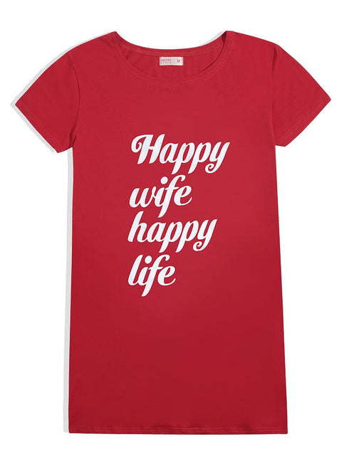 Racing Red Night Shirt - Design 29 - Khotwh