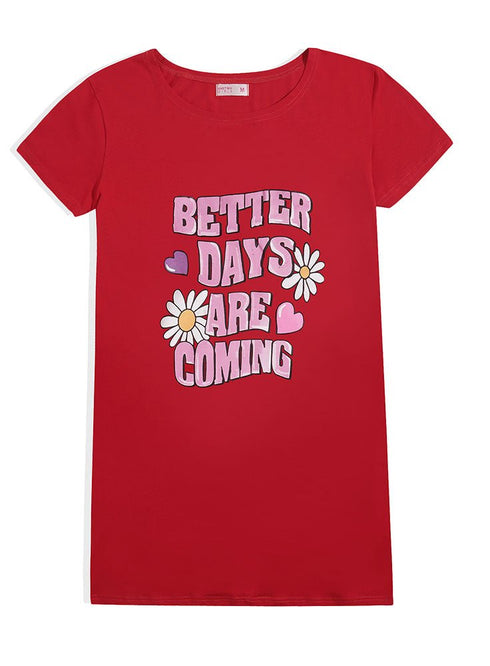 Racing Red Night Shirt - Design 31 - Khotwh