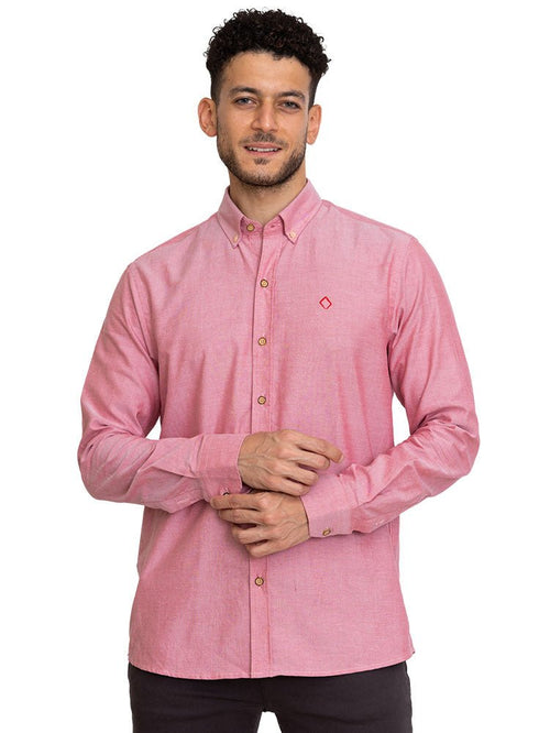 Racing Red Oxford Shirt - Khotwh