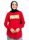 Racing Red Printed Long - Sleeve Design 13 - Khotwh