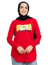 Racing Red Printed Long - Sleeve Design 13 - Khotwh