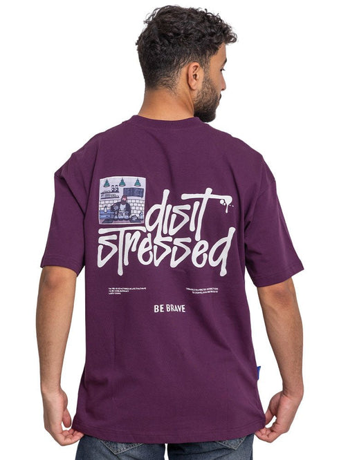 Reddish Brown Design 3742VIG - O - S Round T-shirt - Khotwh