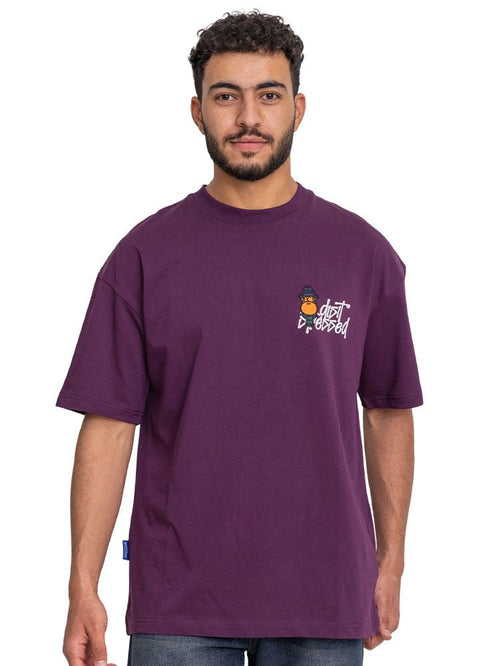 Reddish Brown Design 3742VIG - O - S Round T-shirt - Khotwh