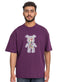 Reddish Brown Design 3849VIG - O - S Round T-shirt - Khotwh