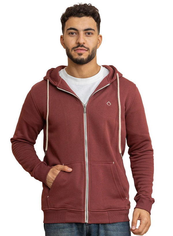 Reddish Brown SW - Zipper - Khotwh