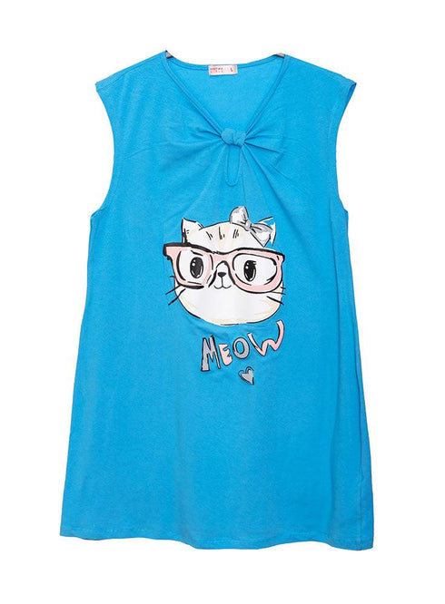 River Blue knot Night Shirt - Design 15 - Khotwh