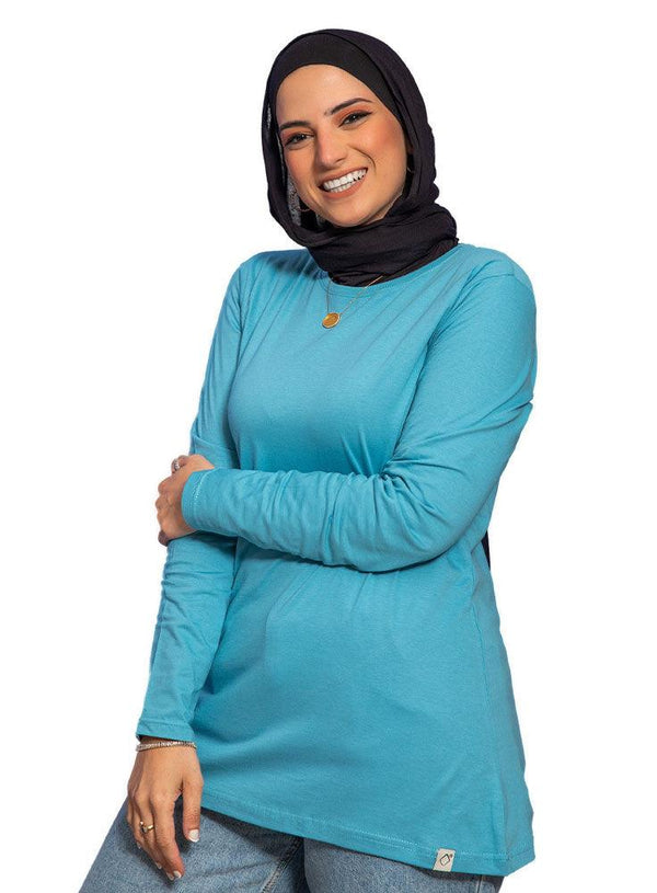 River Blue Long - Sleeve - Khotwh