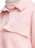 Rose Embroidered Gabardine Shirt - Khotwh