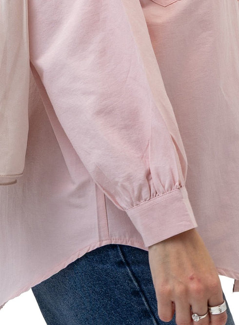 Rose Pocket Poplein Shirt - Khotwh