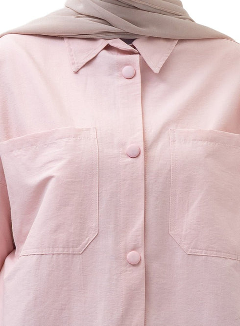 Rose Pocket Poplein Shirt - Khotwh