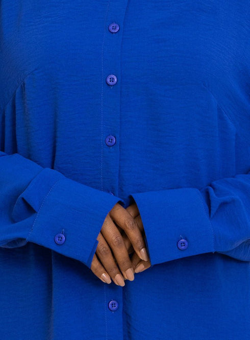 Royal Blue CY - Over Size Shirt - Khotwh
