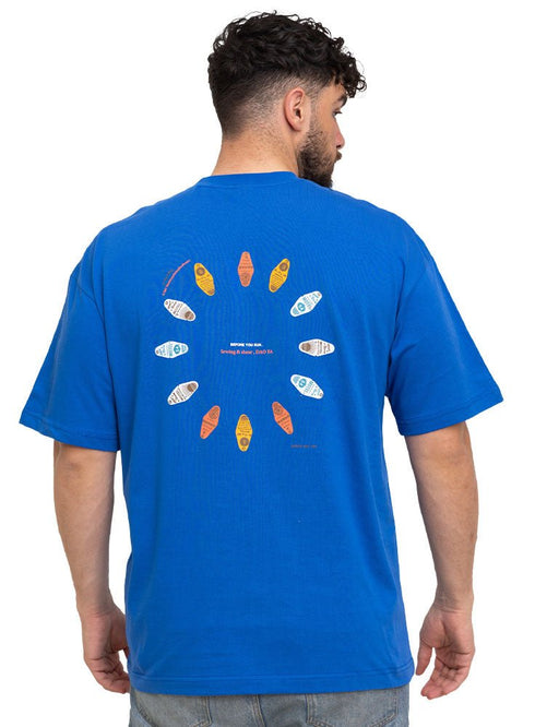 Royal Blue Design 3745VIG - O - S Round T-shirt - Khotwh