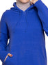 Royal Blue Hoodie Pullover - Khotwh