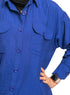 Royal Blue P - Pocket Shirt - Khotwh