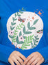 Royal Blue Printed Long - Sleeve Design 36 - Khotwh