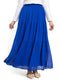 Royal Blue Urea Skirt - Khotwh