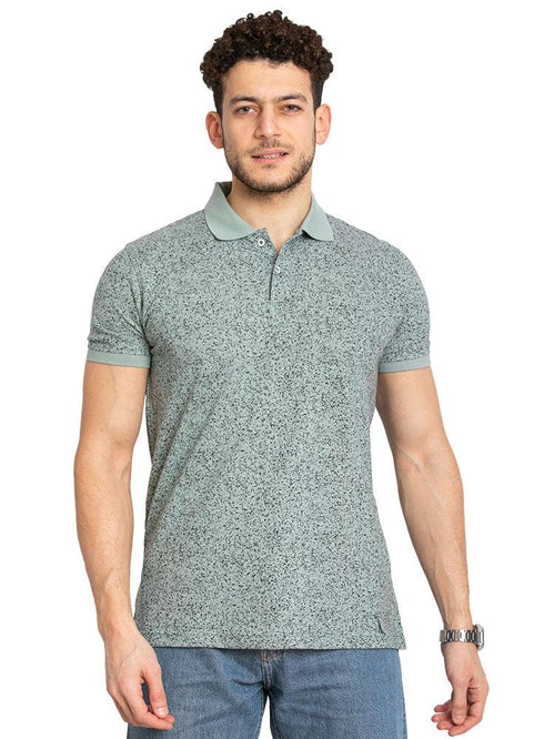 Rush - Aqua Foam Printed Polo - Khotwh