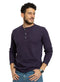 S - Medieval Blue Henley - Khotwh