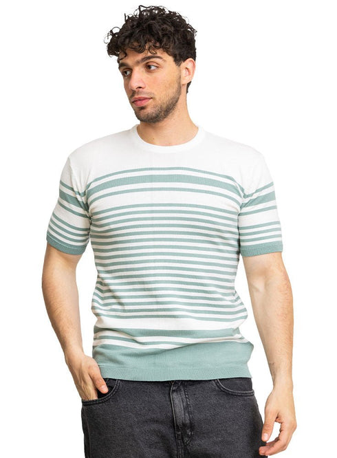 S - Mint F - Round Knit Pullover - Khotwh