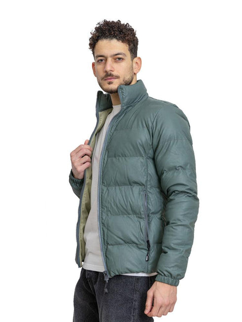 Sale Grey F - Leather Jacket - Khotwh