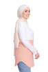 Salmon Half Striped Long - Sleeve - Khotwh