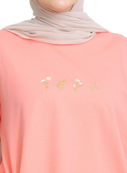 Salmon rose E - Pocket Tunic Design 7 - Khotwh